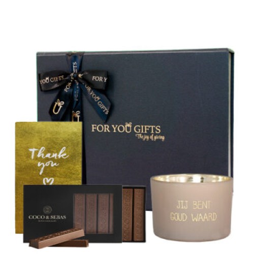 Gift box 'Thank you, you are worth gold'